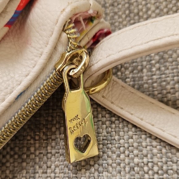 Betsey Johnson Cream and Multicolor Floral Crossbody Bag - Picture 5 of 14